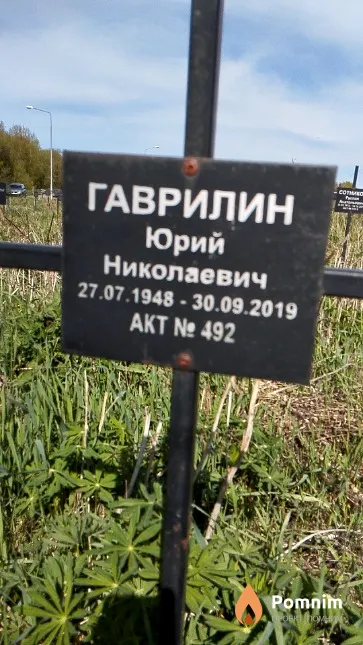 Гаврилин Юрий Николаевич