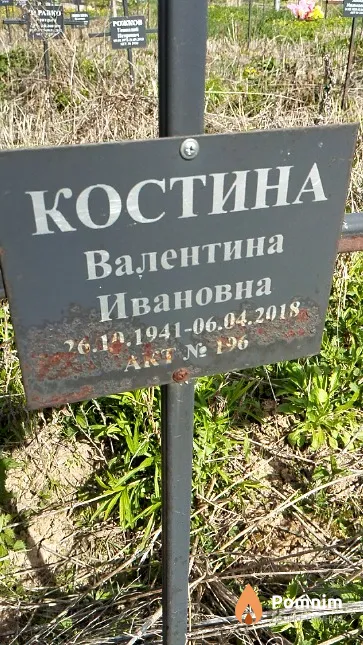 Костина Валентина Ивановна