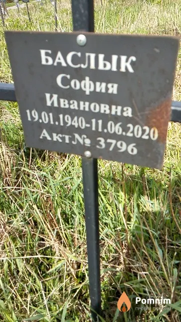 Баслык София Ивановна