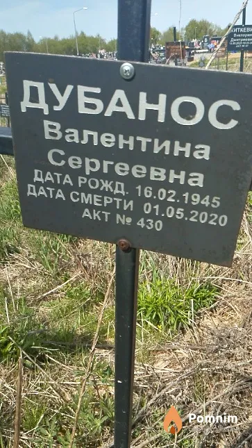Дубанос Валентина Сергеевна