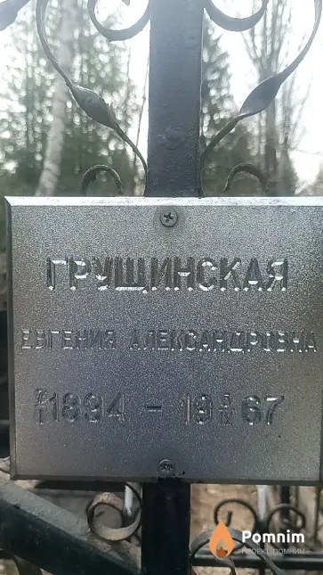 Грущинская Евгения Александровна