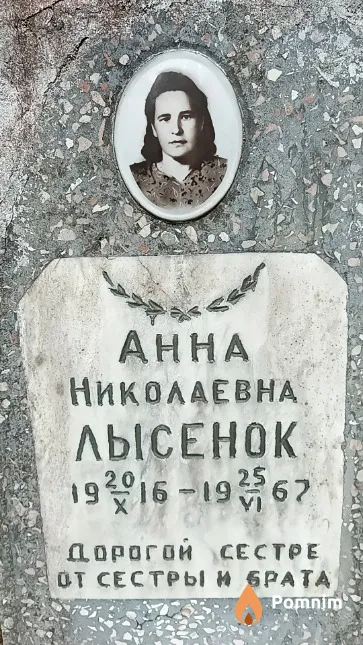 Лысенок Анна Николаевна