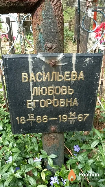 Васильева Любовь Егоровна