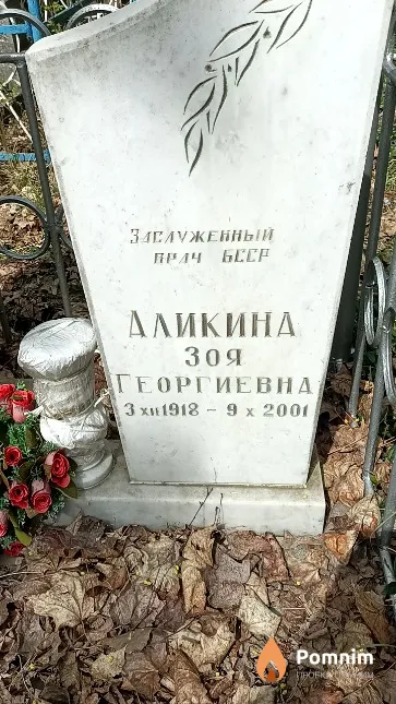 Аликина Зоя Георгиевна