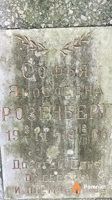 Розенберг Софья Яковлевна