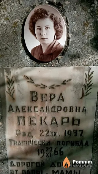 Пекарь Bepa Александровна