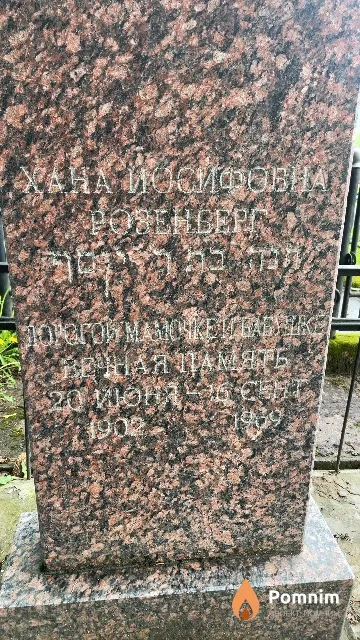 Розенберг Хана Иосифовна