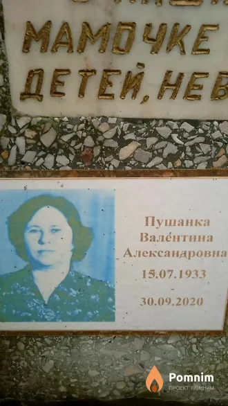 Пушанка Валентина Александровна