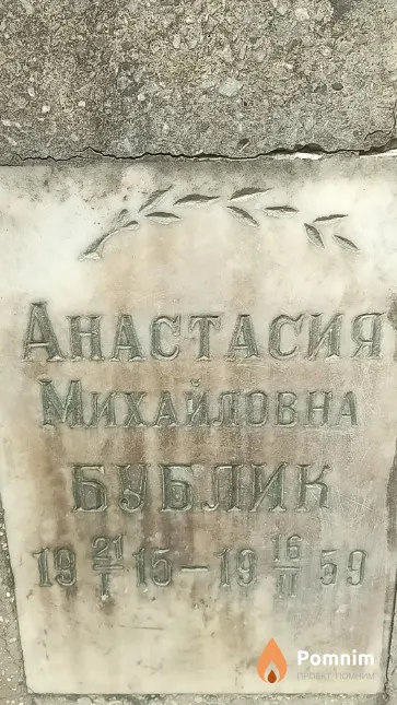 Бублик Анастасия Михайловна
