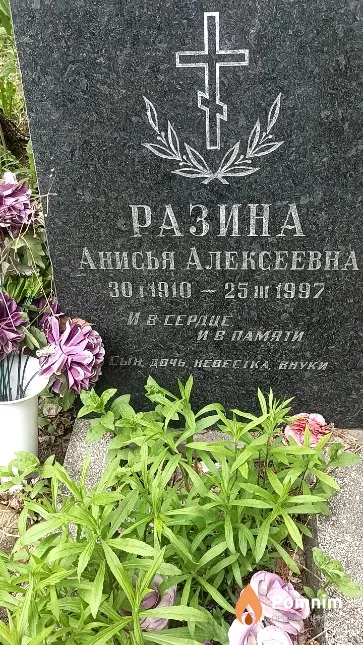 Разина Анисья Алексеевна