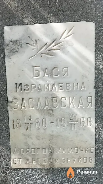 Заславская Бася Израйлевна