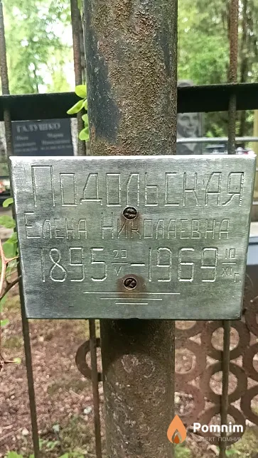 Подольская Елена Николаевна