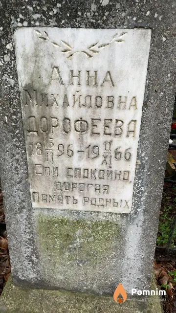 Дорофеева Анна Михайловна
