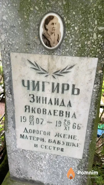 Чигирь Зинаида Яковлевна