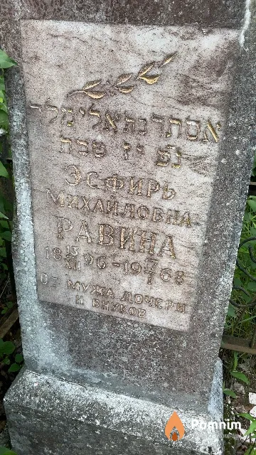 Равина Эсфирь Михайловна