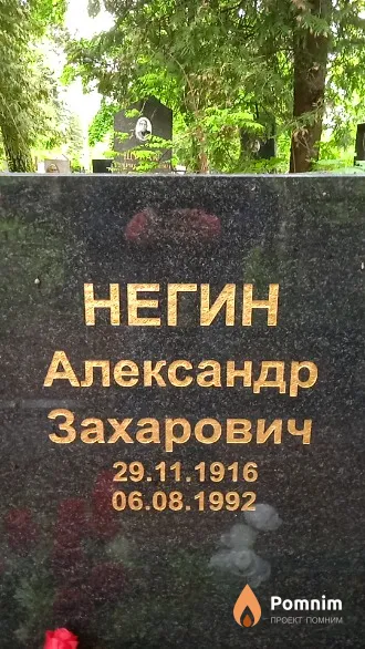 Негин Александр Захарович