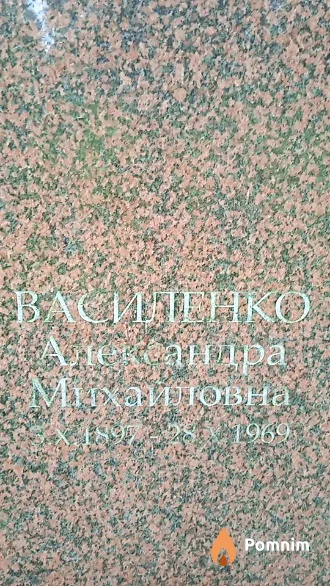 Василенко Александра Михайловна
