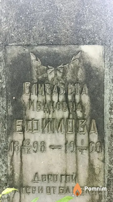 Ефимова Елизавета Ивановна
