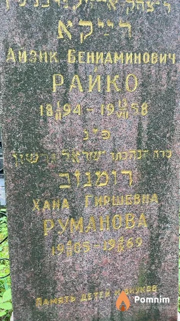 Руманова Хана Гиршевна