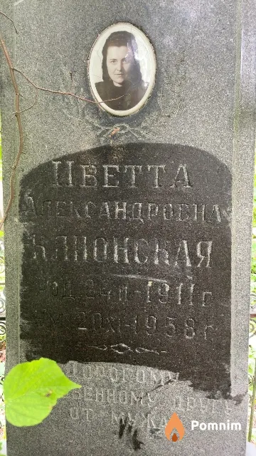 Клионская Иветта Александровна