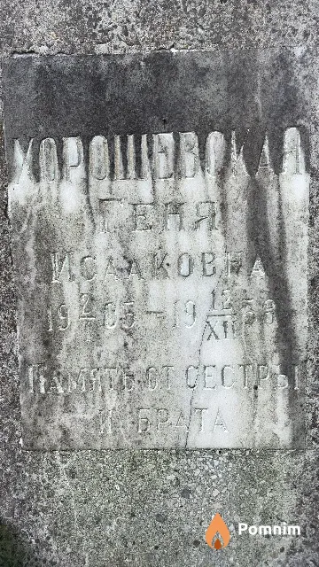 Хорошевская Геня Исааковна