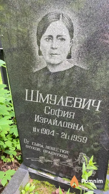 Шмулевич София Израйловна