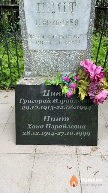 Пинт Хана Израйлевна