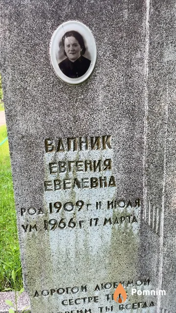 Вапник Евгения Eвелевна