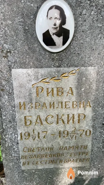 Баскир Рива Израилевна