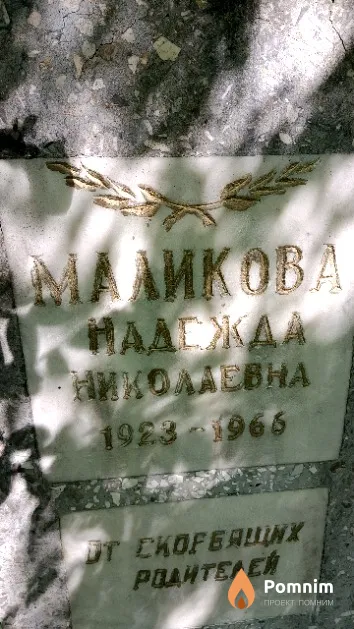 Маликова Надежда Николаевна