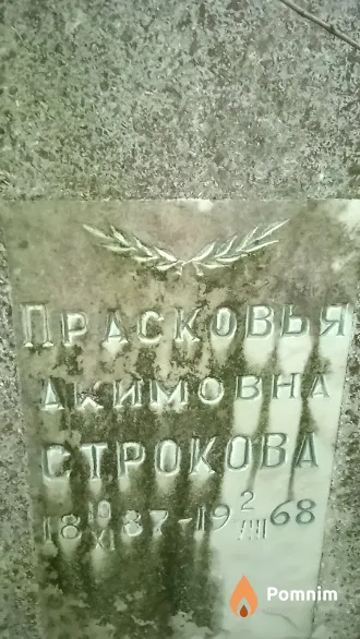 Строкова Прасковья Акимовна