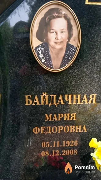 Байдачная Мария Федоровна