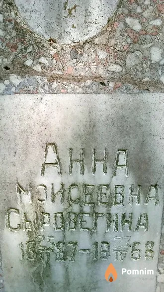 Сыровегинп Анна Моисеевна