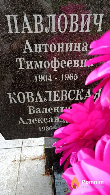 Павлович Антонина Тимофеевна