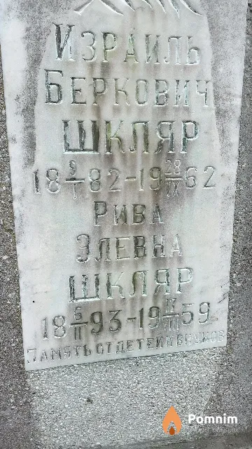 Шкляр Рива Элевна