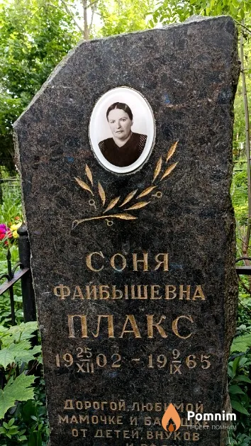 Плакс Соня Файбышевна