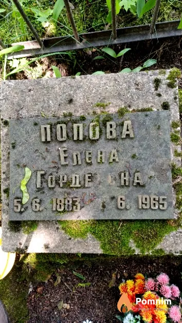 Попова Елена Гордеевна