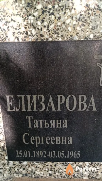 Елизарова Татьяна Сергеевна