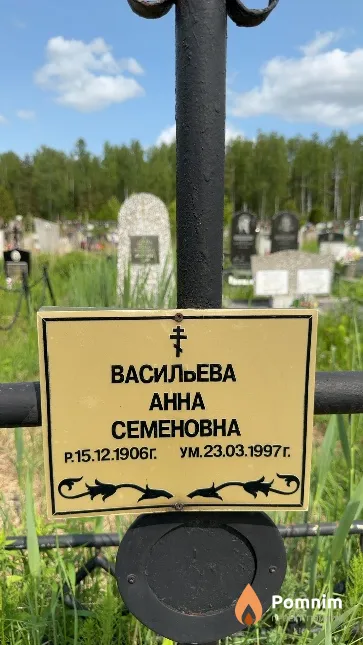 Васильева Анна Семенова