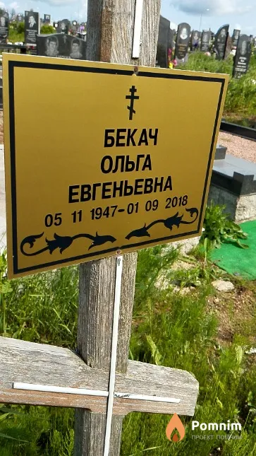 Бекач Ольга Евгеньевна