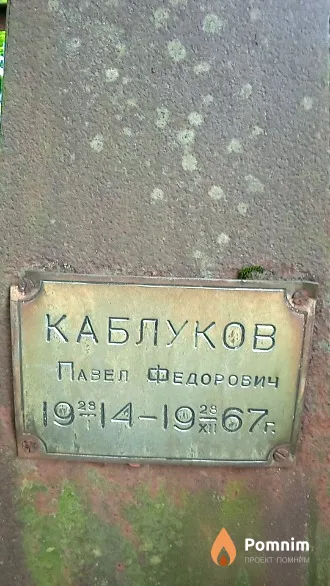 Каблуков Павел Федорович