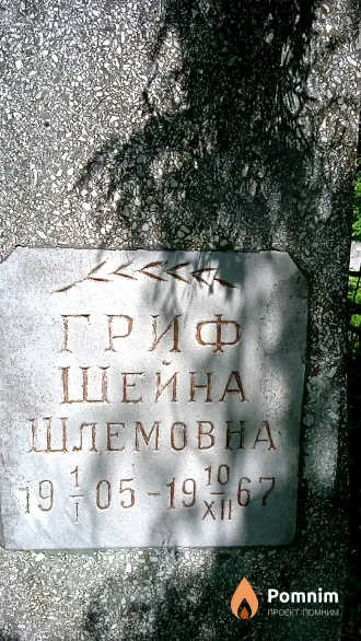 Гриф Шейна Шлемовна