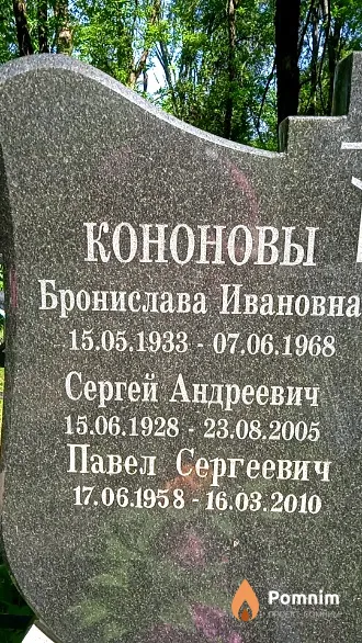 Кононова Бронислава Ивановна