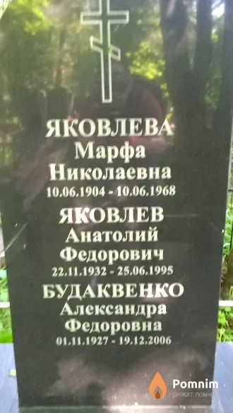 Яковлева Марфа Николаевна