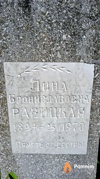 Равицкая Лина Брониславовна
