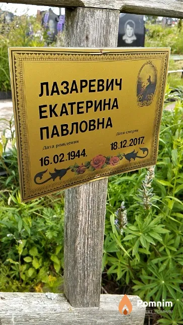 Лазаревич Екатерина Павловна