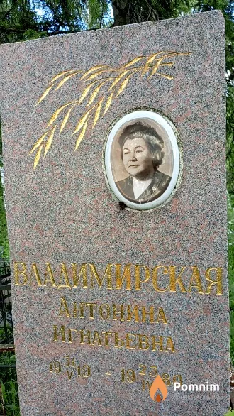 Владимирская Антонина Игнатьевна