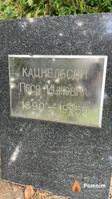 Кацнельсон Песя Ицковна
