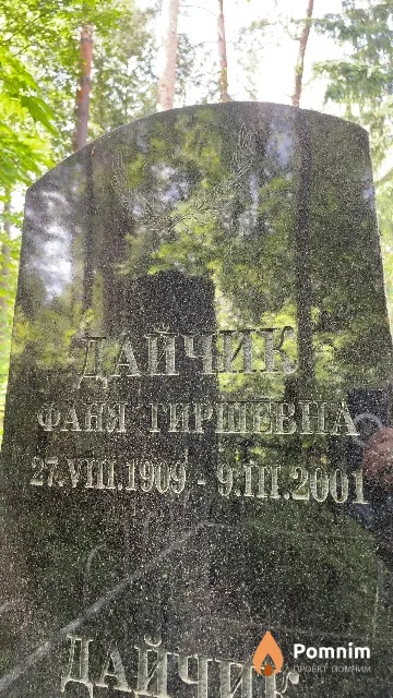 Дайчик Фаня Гиршевна