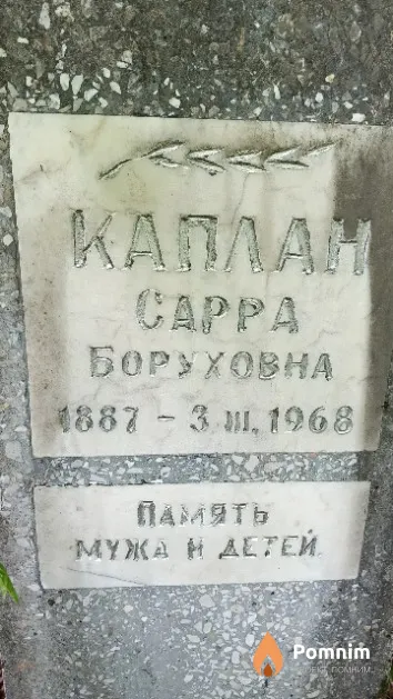 Каплан Сарра Боруховна